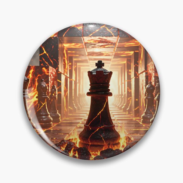 Item preview, Chess in the Lava World designed and sold by VoidVeilStudio.