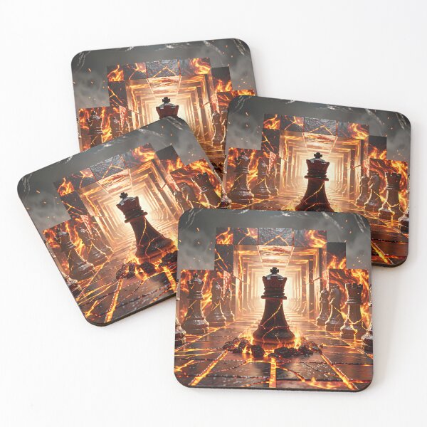Item preview, Chess in the Lava World designed and sold by VoidVeilStudio.