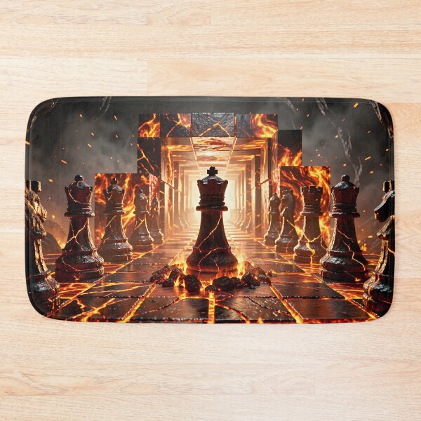 Item preview, Chess in the Lava World designed and sold by VoidVeilStudio.