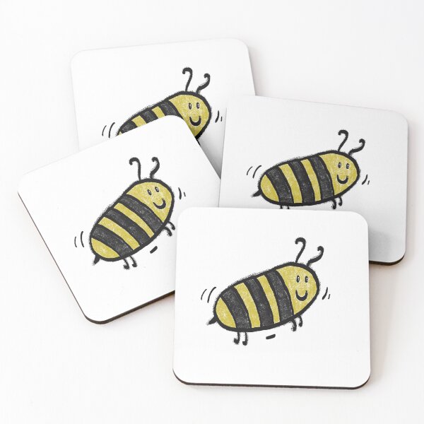 Item preview, Wiggly bum bee v3 (no background) designed and sold by SombreroDoodles.
