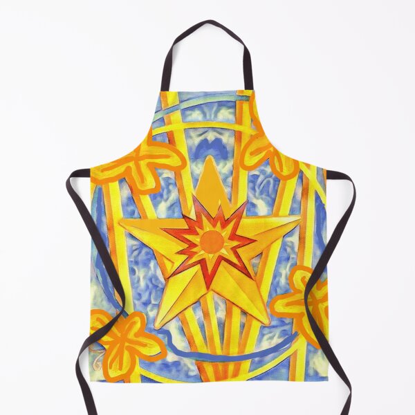 Item preview, Digital vibrant pop art star sun design designed and sold by Fayes4Art.