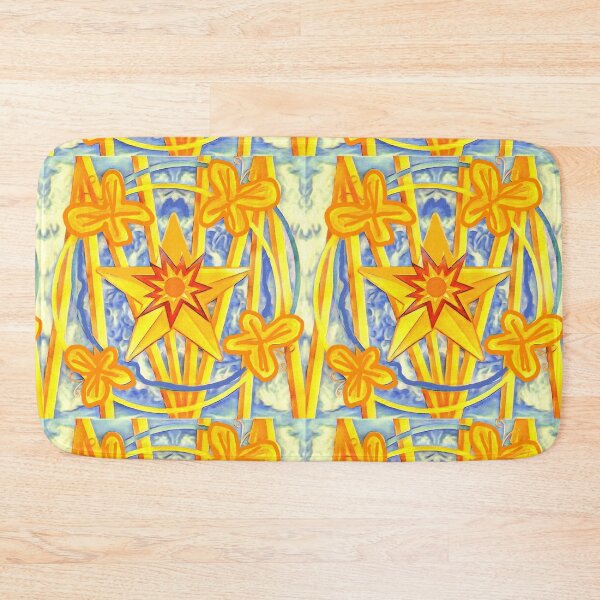 Item preview, Digital vibrant pop art star sun design designed and sold by Fayes4Art.