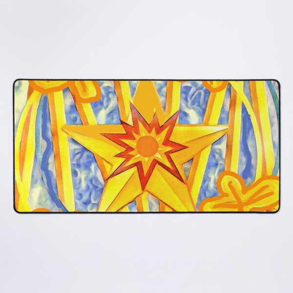 Item preview, Digital vibrant pop art star sun design designed and sold by Fayes4Art.