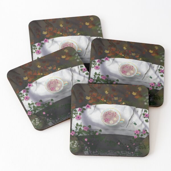 Dead People Tea Coasters (Set of 4)