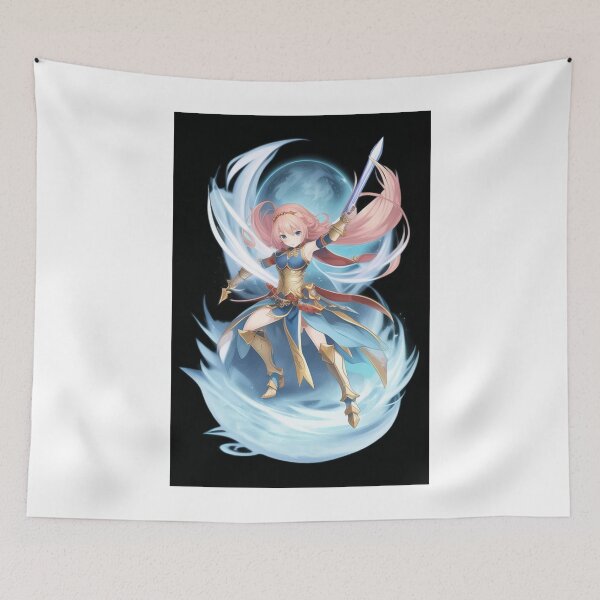 Item preview, Art - Female JRPG Character, Dynamic and Colorful Manga Illustration designed and sold by AnimeShin.