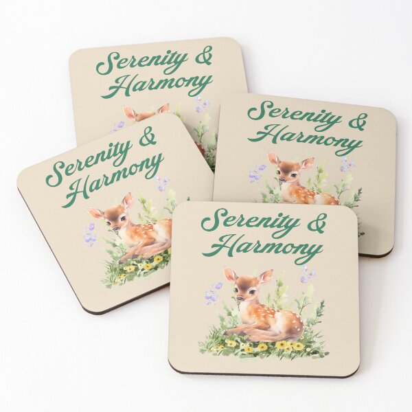 Item preview, Serenity and Harmony Cottagecore Fawn designed and sold by XelaStore.