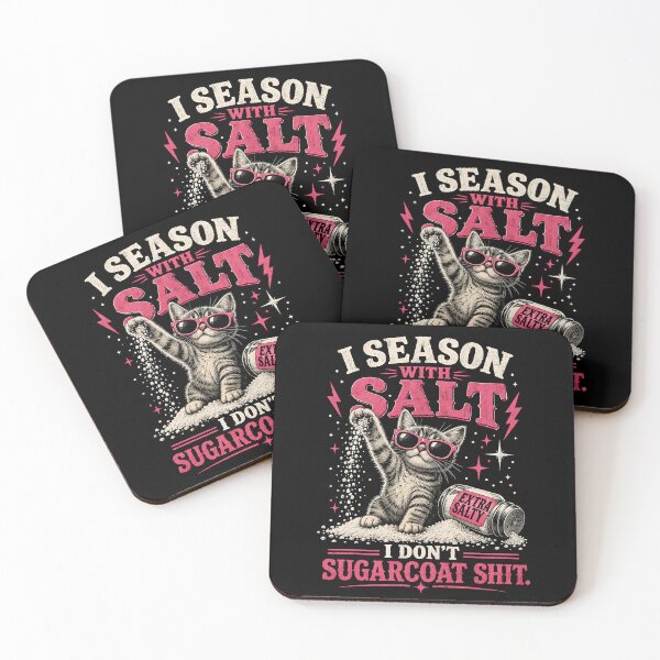 Item preview, I Season with Salt I Dont Sugarcoat Shit designed and sold by CelidaBonde.
