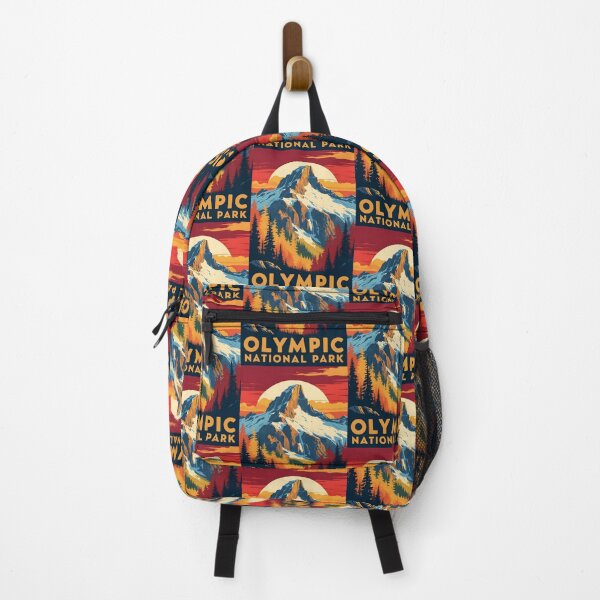 Item preview, Olympic National Park Autumn USA Vintage Travel Tourism designed and sold by TravelersGems.