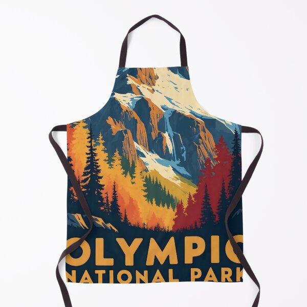 Item preview, Olympic National Park Autumn USA Vintage Travel Tourism designed and sold by TravelersGems.