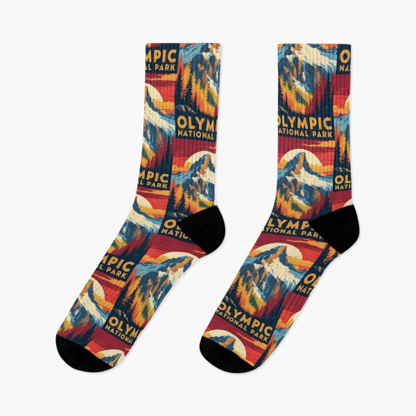 Item preview, Olympic National Park Autumn USA Vintage Travel Tourism designed and sold by TravelersGems.