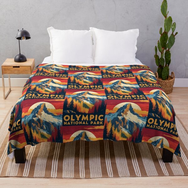 Item preview, Olympic National Park Autumn USA Vintage Travel Tourism designed and sold by TravelersGems.