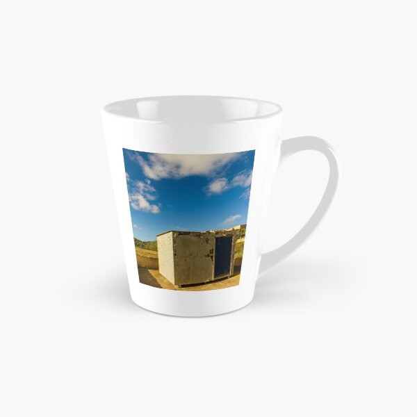 Item preview, Weathered Rural Shed With Peeling Paint And Blue Door Under Bright Cloudy Sky designed and sold by Nmallia.