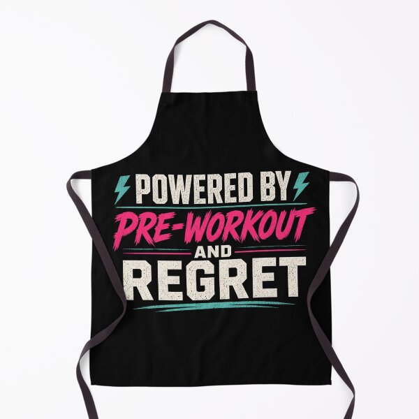 Item preview, Powered By Pre-Workout And Regret | Funny Gym T-Shirt designed and sold by EverclearDesign.