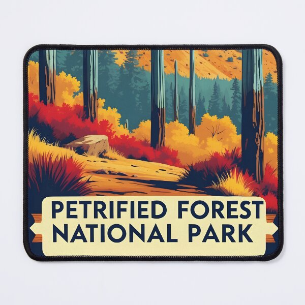 Item preview, Petrified Forest National Park Autumn USA Vintage Travel Tourism designed and sold by TravelersGems.