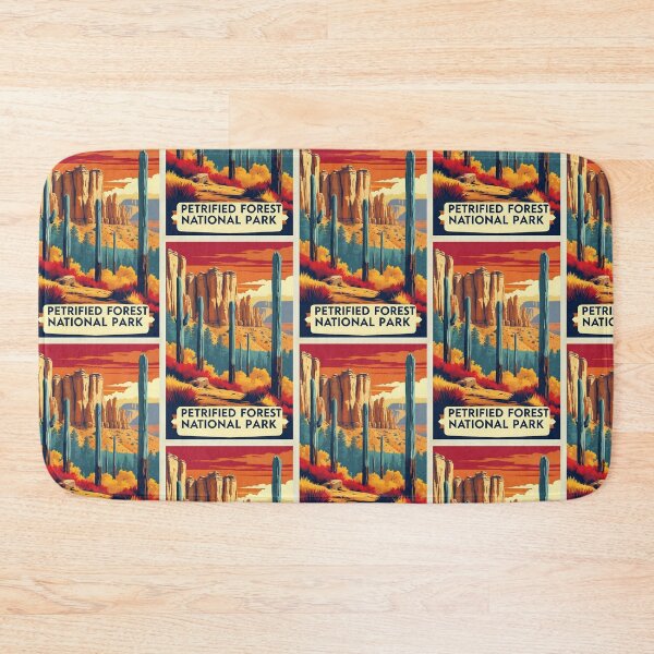 Item preview, Petrified Forest National Park Autumn USA Vintage Travel Tourism designed and sold by TravelersGems.