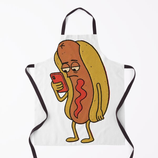 Item preview, Doomscrolling Hot Dog – Phone Humor designed and sold by Spenceless Designz.