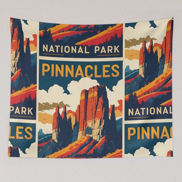Item preview, Pinnacles National Park Autumn USA Vintage Travel Tourism designed and sold by TravelersGems.