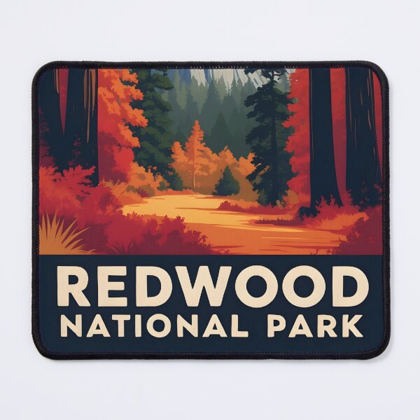 Item preview, Redwood National Park Autumn USA Vintage Travel Tourism designed and sold by TravelersGems.