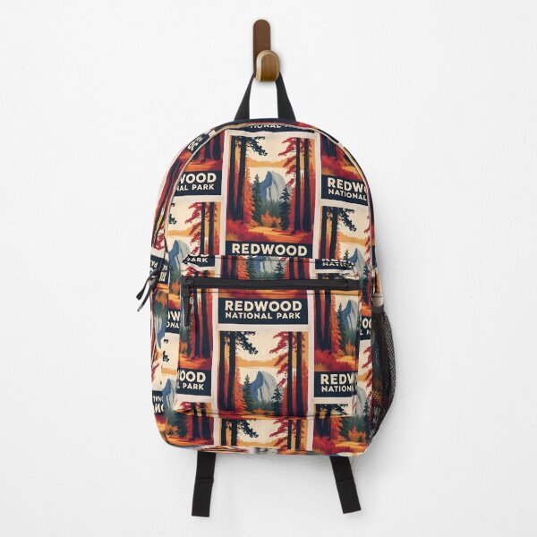 Item preview, Redwood National Park Autumn USA Vintage Travel Tourism designed and sold by TravelersGems.