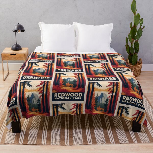 Item preview, Redwood National Park Autumn USA Vintage Travel Tourism designed and sold by TravelersGems.