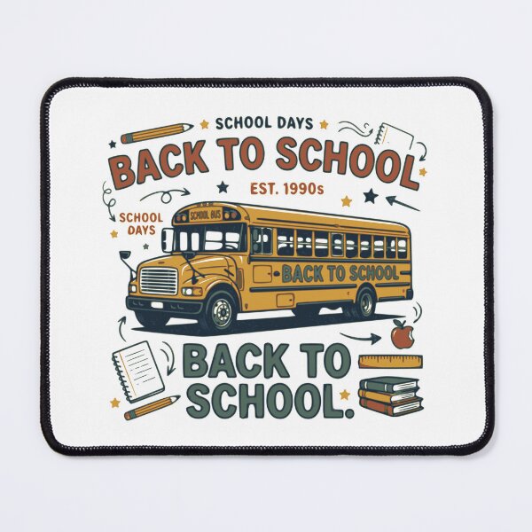Item preview, Retro 90s Back to School Bus Vintage Graphic designed and sold by ASN STUDIO.