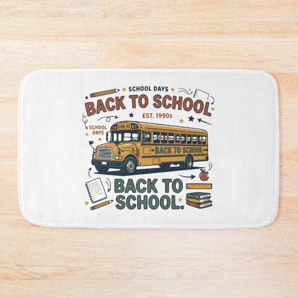 Item preview, Retro 90s Back to School Bus Vintage Graphic designed and sold by ASN STUDIO.