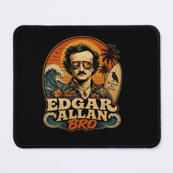 Item preview, Edgar Allan Bro – Nevermore But Barrels Surf designed and sold by Fenay Designs.