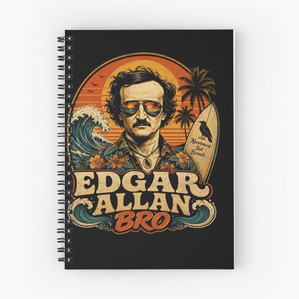 Item preview, Edgar Allan Bro – Nevermore But Barrels Surf designed and sold by Fenay Designs.