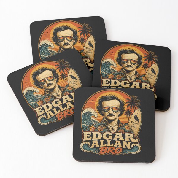 Item preview, Edgar Allan Bro – Nevermore But Barrels Surf designed and sold by Fenay Designs.
