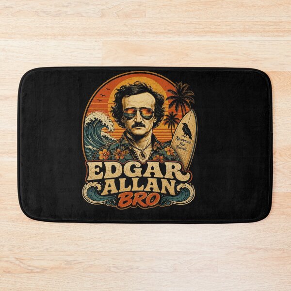 Item preview, Edgar Allan Bro – Nevermore But Barrels Surf designed and sold by Fenay Designs.