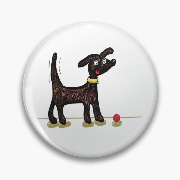 Item preview, Dog and his ball designed and sold by SombreroDoodles.