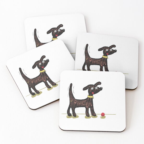 Item preview, Dog and his ball designed and sold by SombreroDoodles.