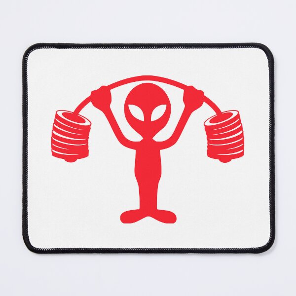 Item preview, weightlifting Alien designed and sold by Area52FL.