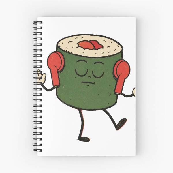 Item preview, Earbud Sushi – Music Roll Cartoon designed and sold by Spenceless Designz.