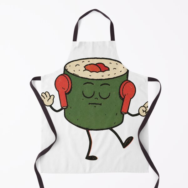 Item preview, Earbud Sushi – Music Roll Cartoon designed and sold by Spenceless Designz.