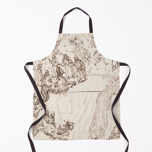 Item preview, Dante Inferno Circles of Hell Drawing designed and sold by artofuniverse.