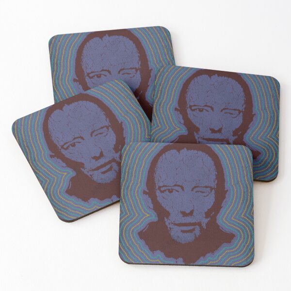 Item preview, Thom Yorke Psychedelic Alt Rock Halftone Distressed Graphic Art designed and sold by surmind.