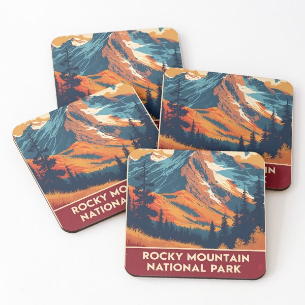 Item preview, Rocky Mountain National Park Autumn USA Vintage Travel Tourism designed and sold by TravelersGems.
