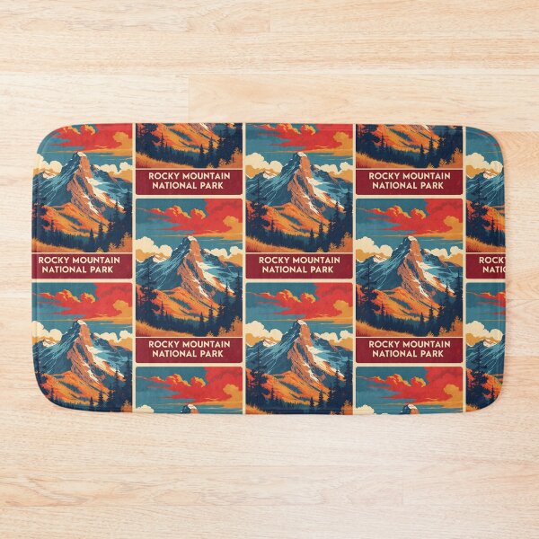 Item preview, Rocky Mountain National Park Autumn USA Vintage Travel Tourism designed and sold by TravelersGems.