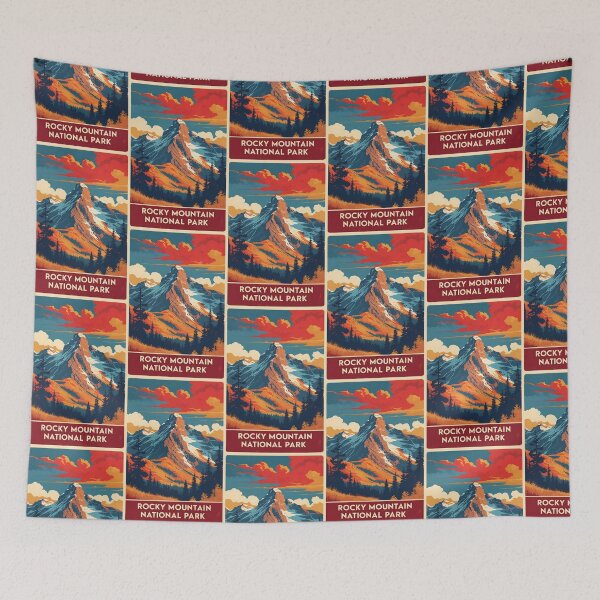 Item preview, Rocky Mountain National Park Autumn USA Vintage Travel Tourism designed and sold by TravelersGems.