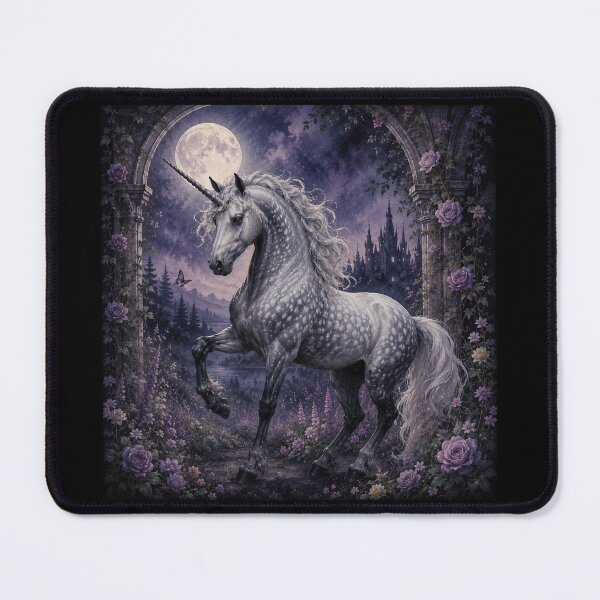 Item preview, Twilight Magic Unicorn Dapple Grey designed and sold by UnicornAndRaven .