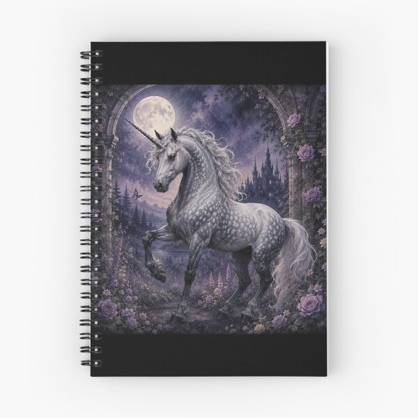 Item preview, Twilight Magic Unicorn Dapple Grey designed and sold by UnicornAndRaven .