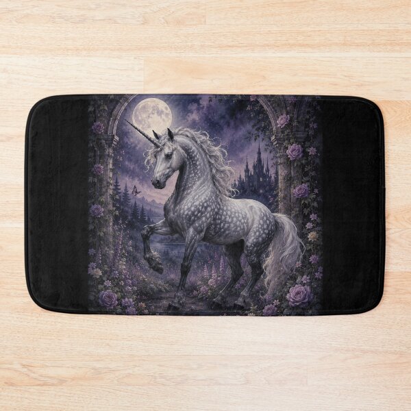 Item preview, Twilight Magic Unicorn Dapple Grey designed and sold by UnicornAndRaven .
