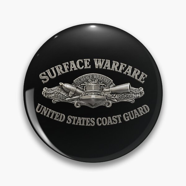 Item preview, USCG - Surface Warfare w txt - 3D - Enhanced designed and sold by Military Insignia Products.