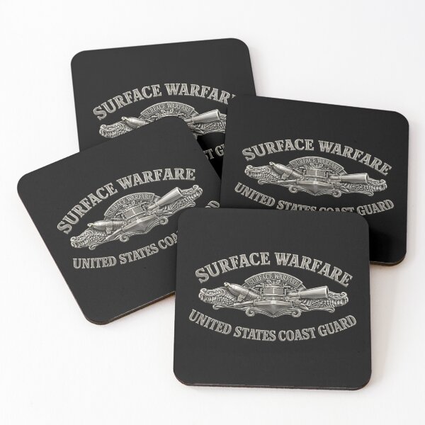 Item preview, USCG - Surface Warfare w txt - 3D - Enhanced designed and sold by Military Insignia Products.