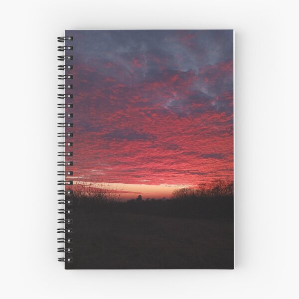 Item preview, Dramatic Red Sunset Sky Landscape Photography designed and sold by Nature Moments.