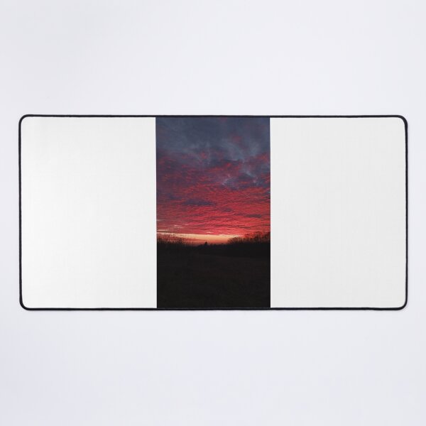Item preview, Dramatic Red Sunset Sky Landscape Photography designed and sold by Nature Moments.