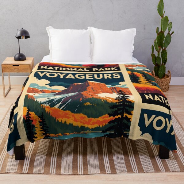 Item preview, Voyageurs National Park Autumn USA Vintage Travel Tourism designed and sold by TravelersGems.