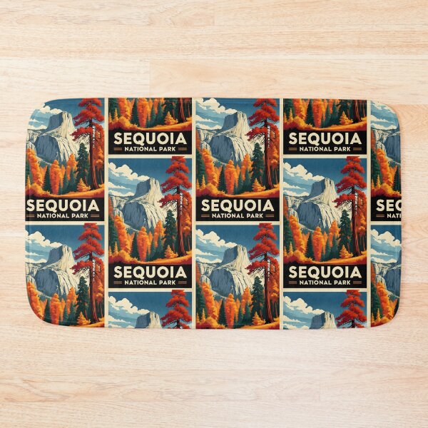 Item preview, Sequoia National Park Autumn USA Vintage Travel Tourism designed and sold by TravelersGems.