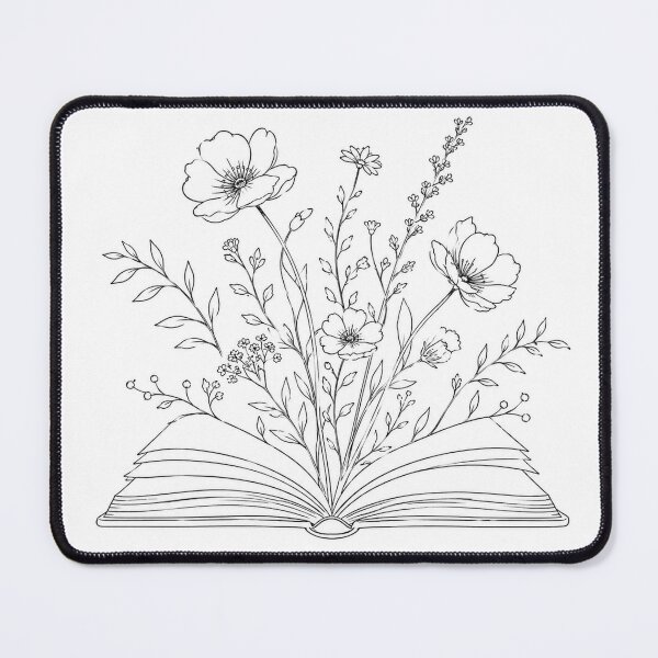 Item preview, Wildflowers Growing From an Open Book designed and sold by MWprint.